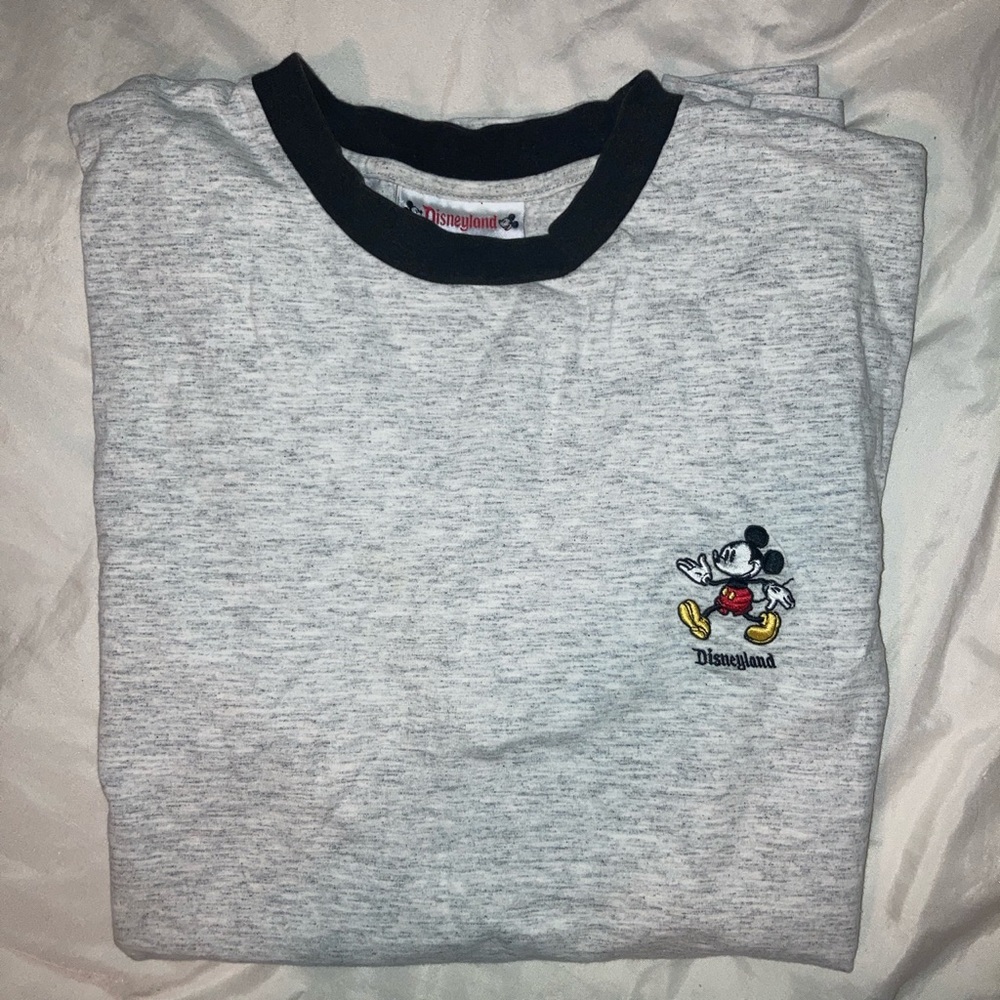 Heather Grey Embroidered Disneyland Shirt!